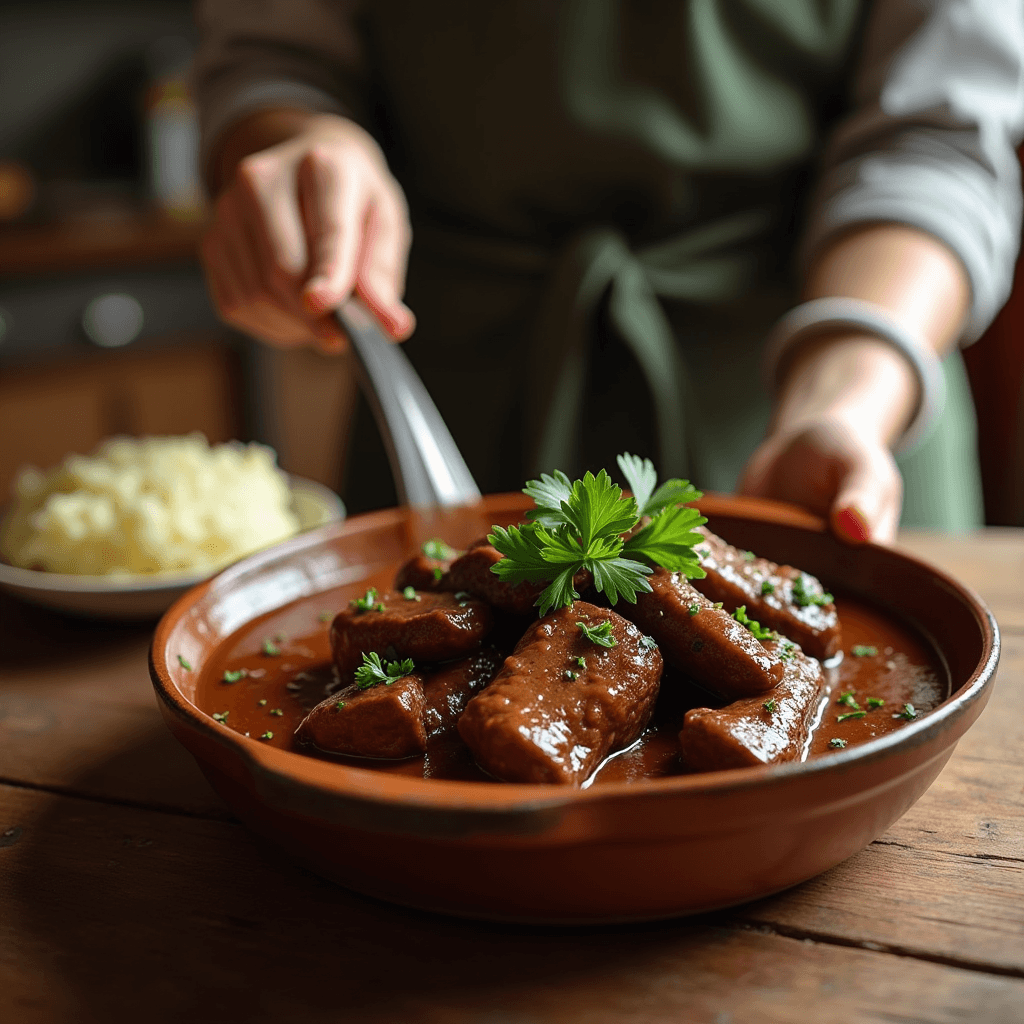beef tips with gravy