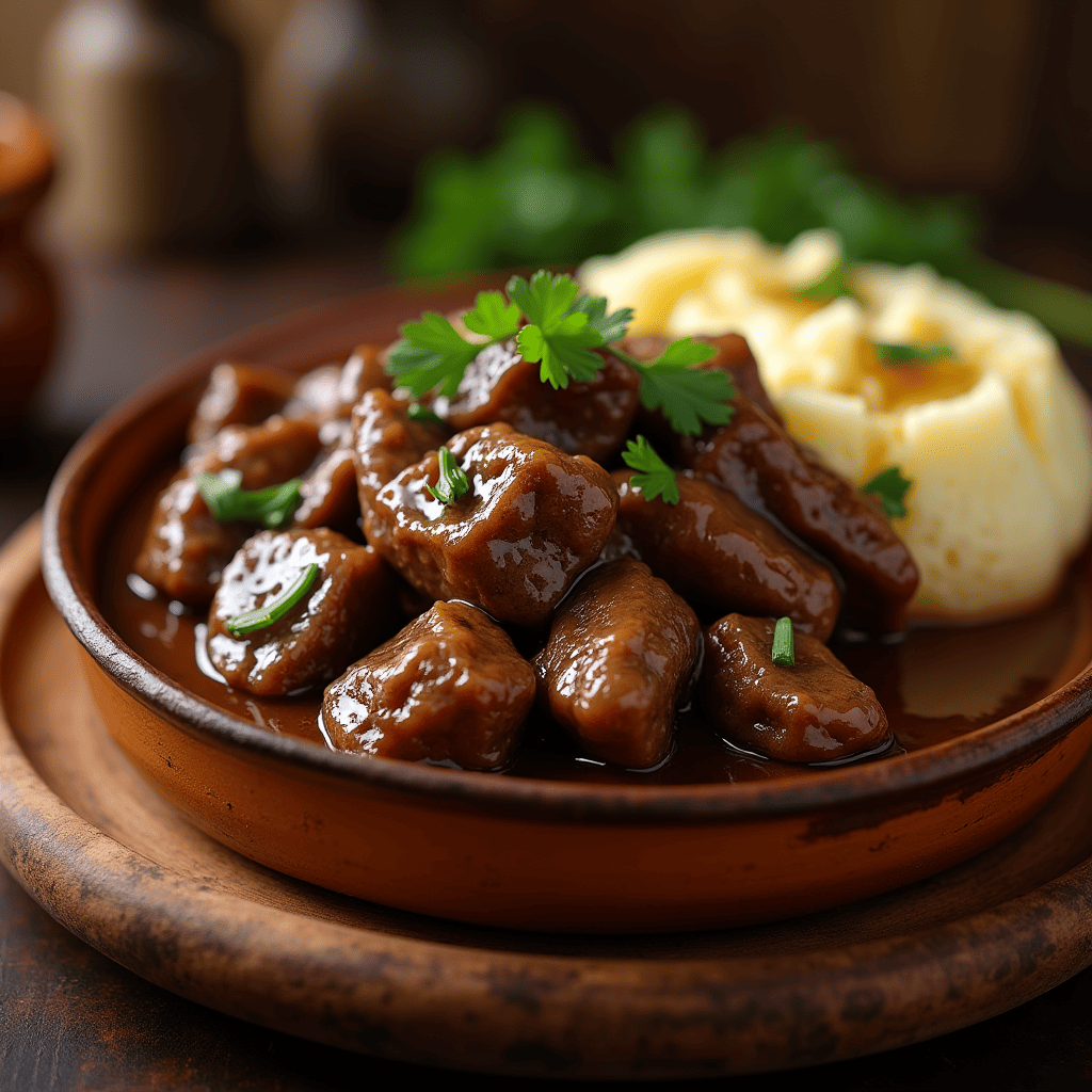 beef tips with gravy