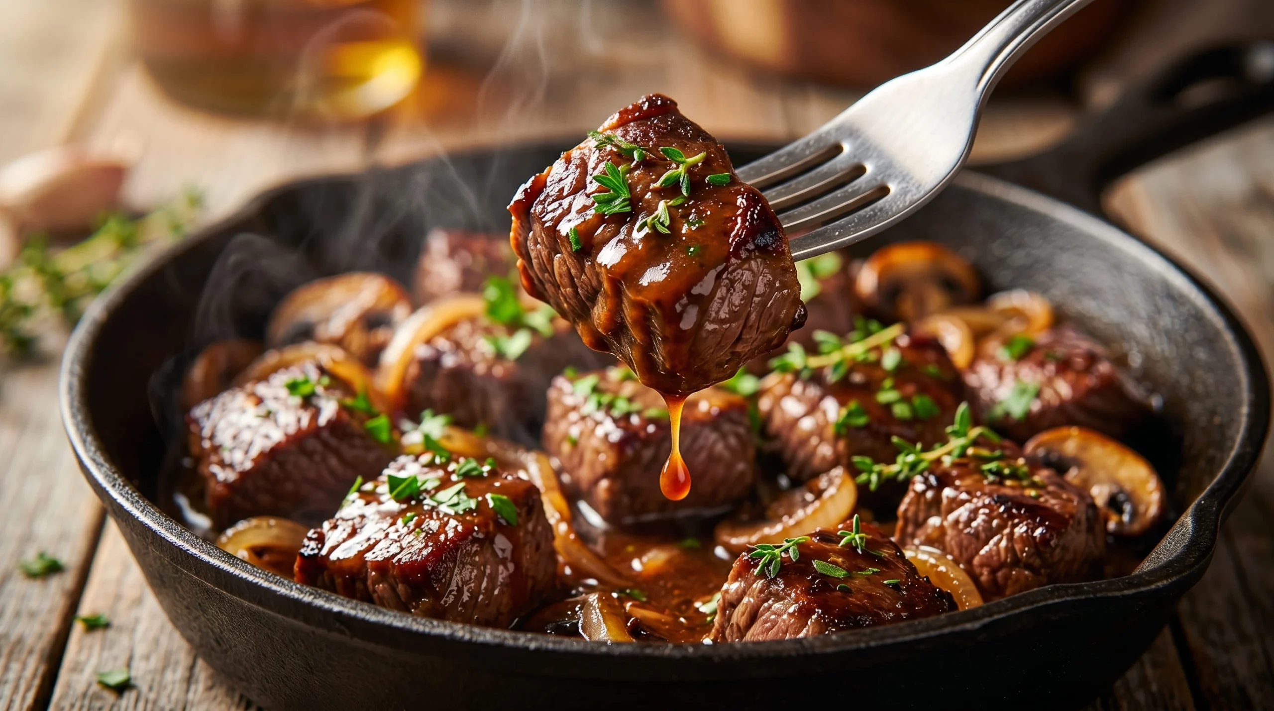 easy beef tips recipe