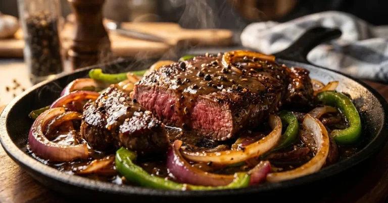 pepper steak with onion