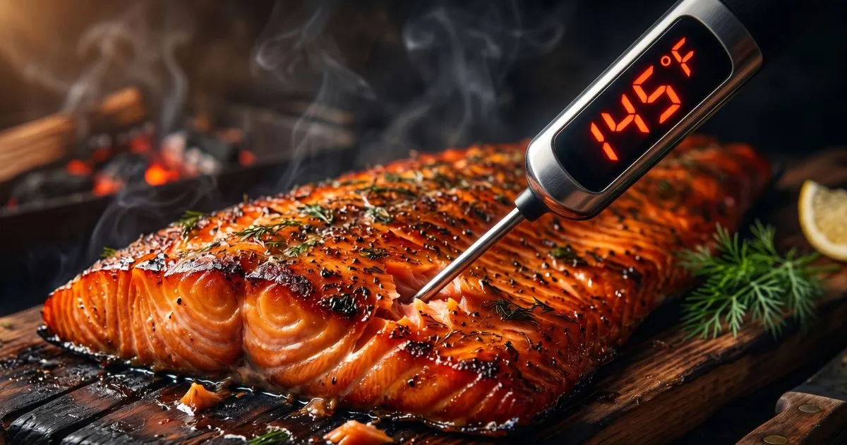smoked salmon internal temp