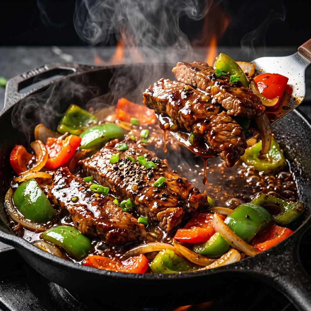 chinese pepper steak