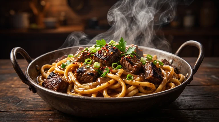 beef and noodles