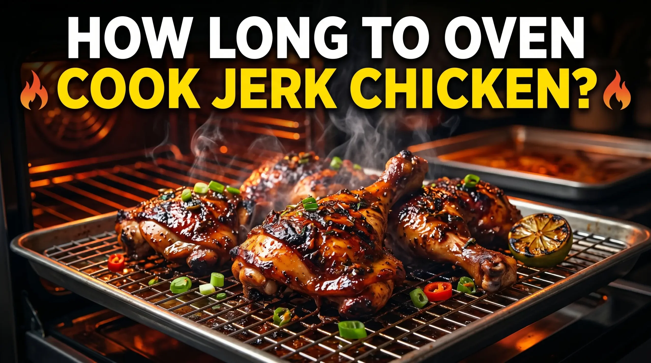 how long to cook jerk chicken in oven