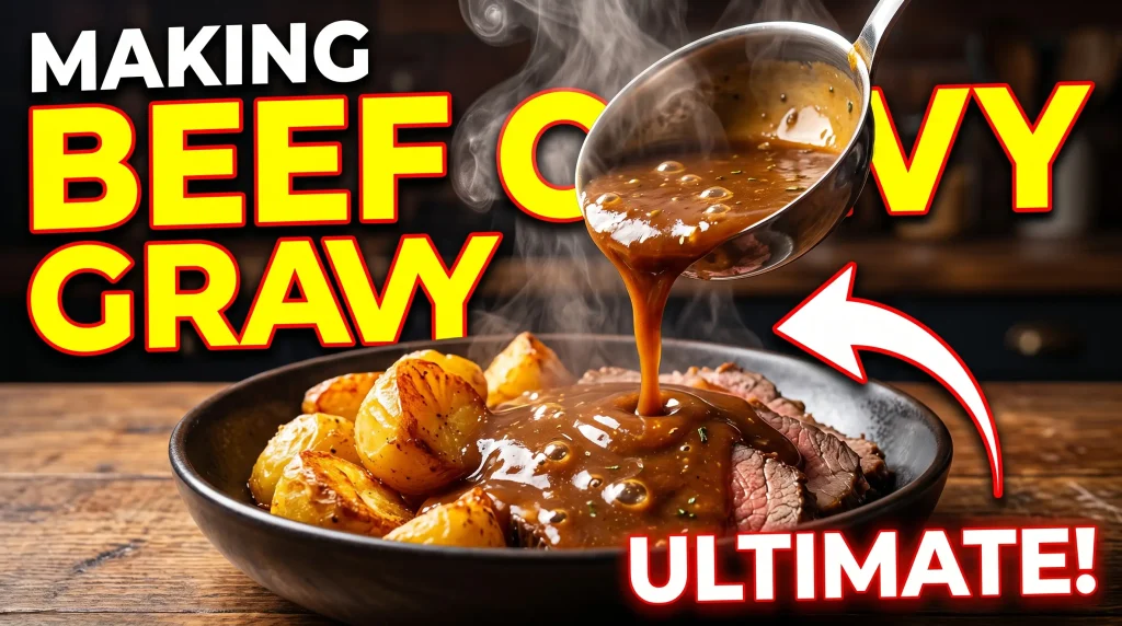making beef gravy